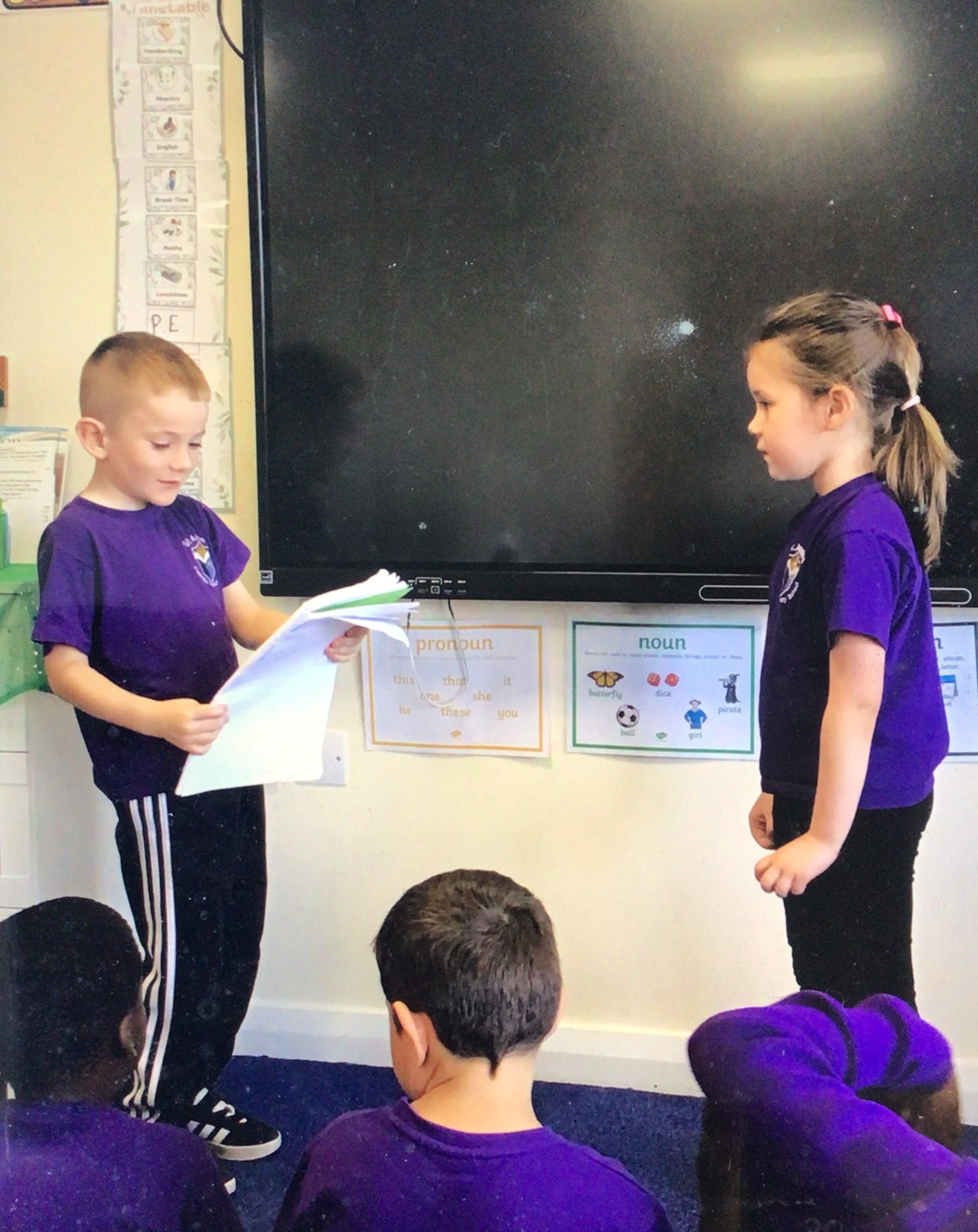 Performing our poems!