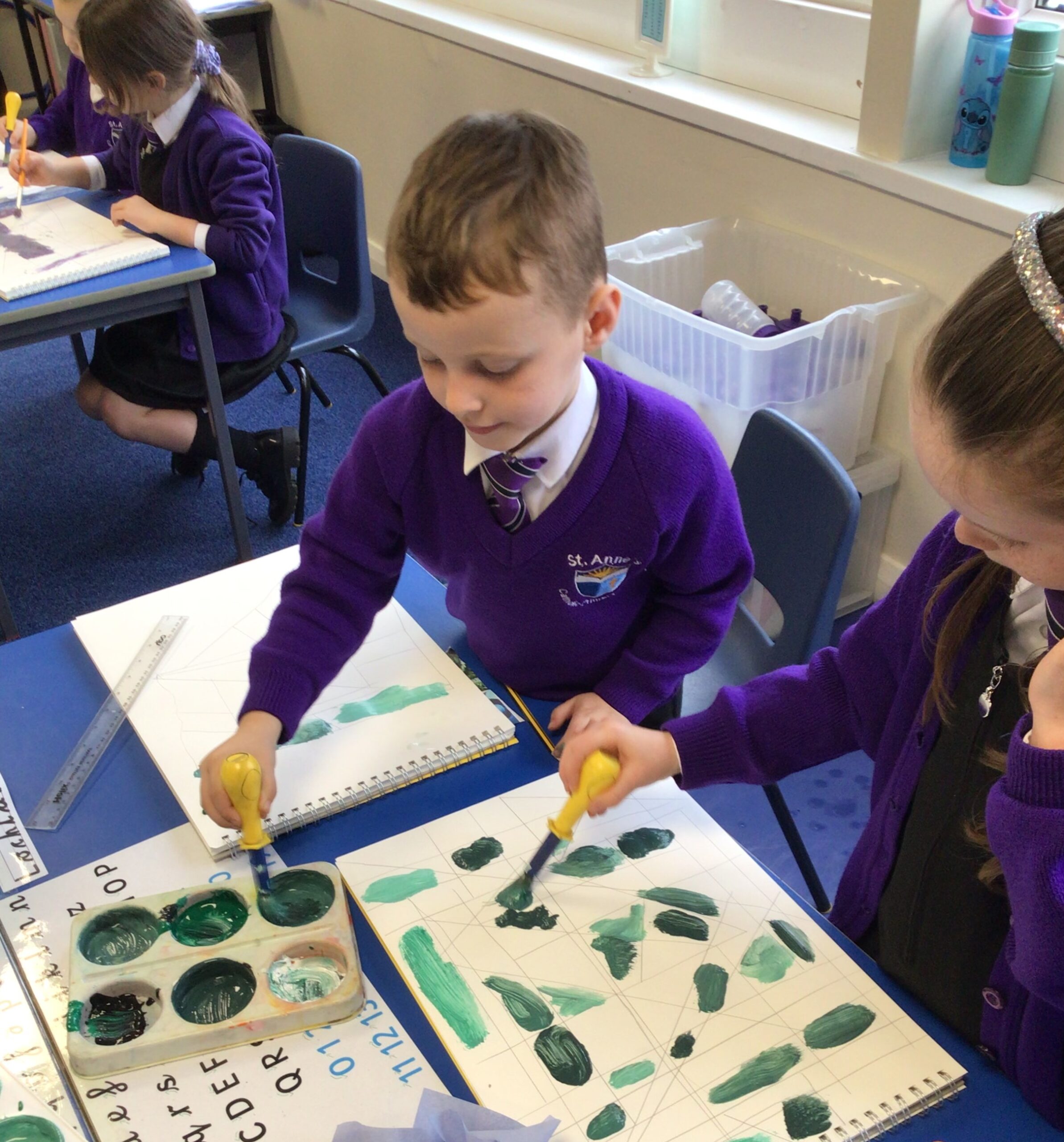 Monochromatic artwork