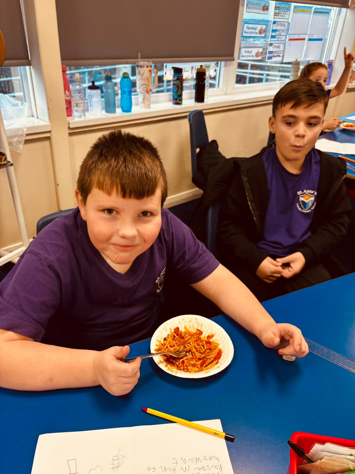 Year 4 – Animal Aid Cooking session